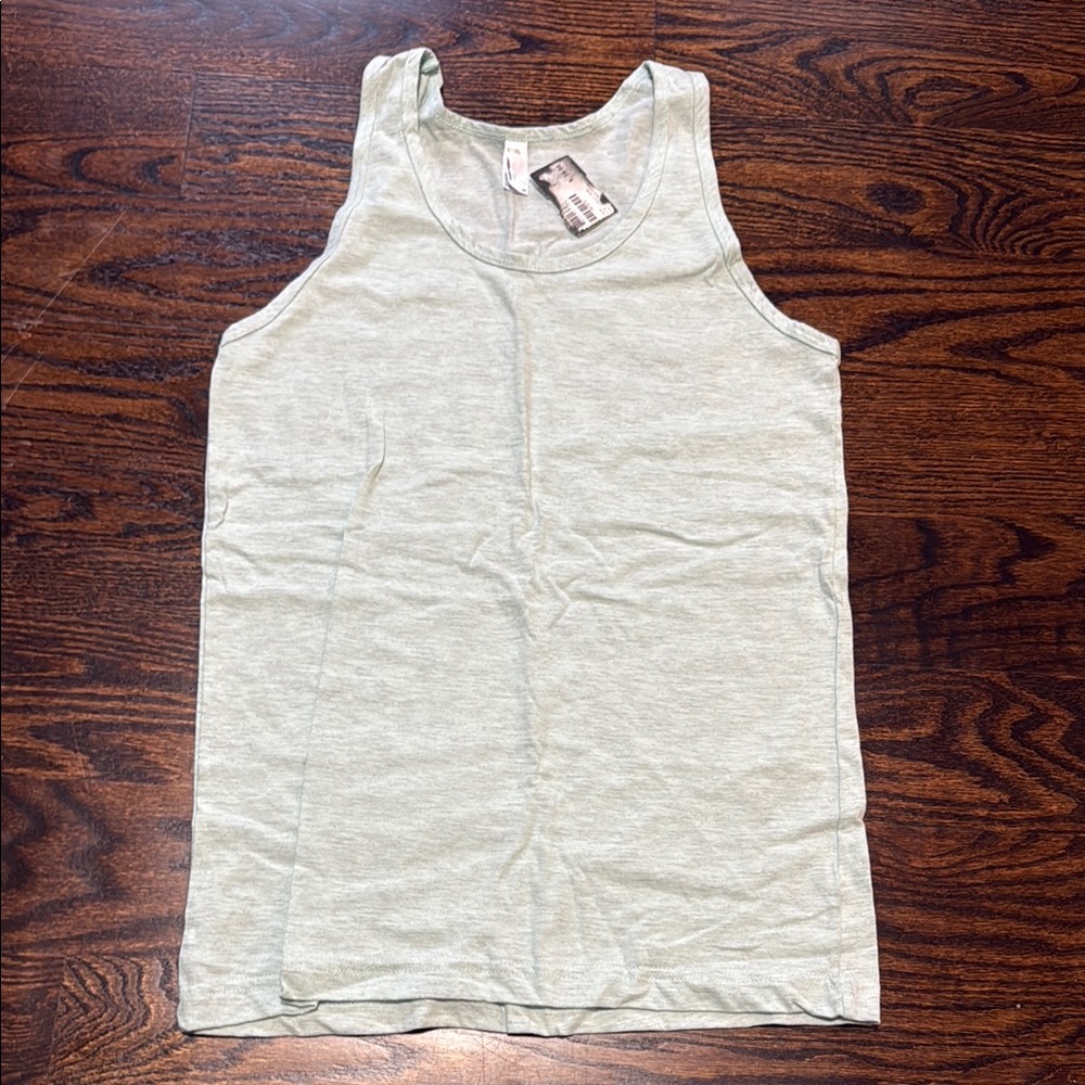 American Apparel light heathered aqua Sleeveless Tank Top